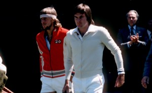 Bjorn Borg  Jimmy Connors 1977