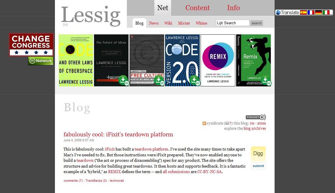 Lessig-Blog