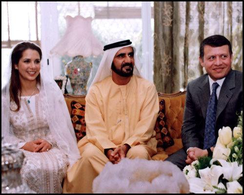 Sheikh Mohammed bin Rashid al Maktoum and Princess Haya Bint Al Hussein