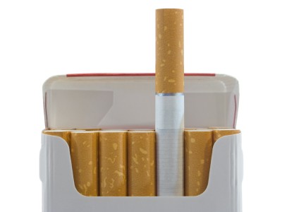 Pack of cigarettes, close-up