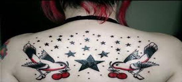 Especially in demand by Celebrities and wannabes, star tattoos say 'I'm a 
