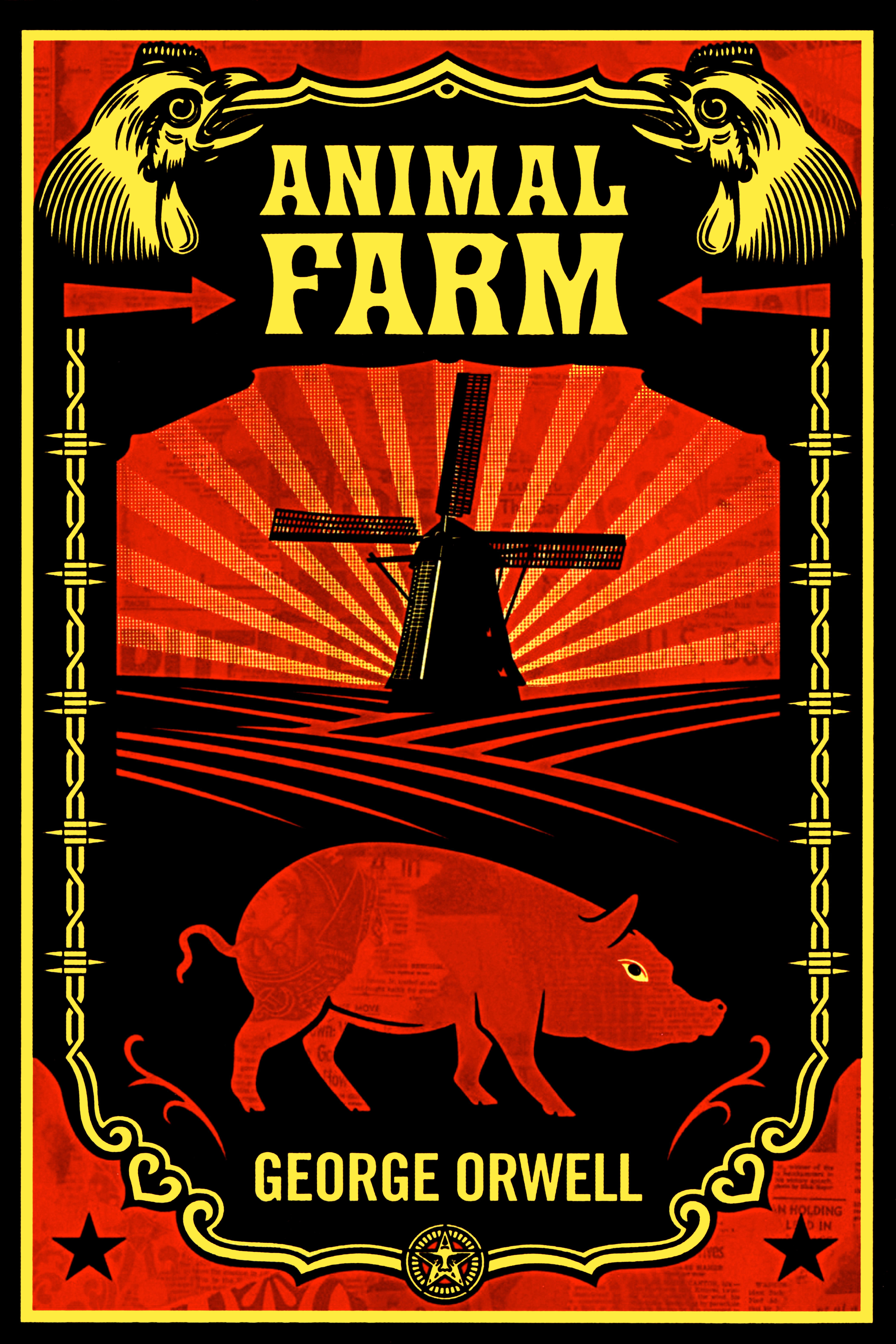 A literary analysis of stalinism in animal farm by george orwell