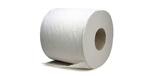 Separating the layers of your toilet paper