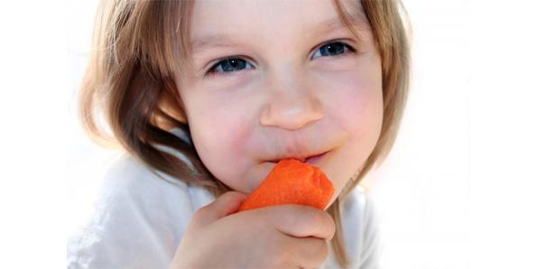 Eating carrots