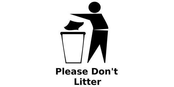 do not litter
