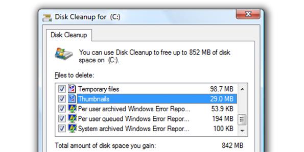 Run disk clean up frequently