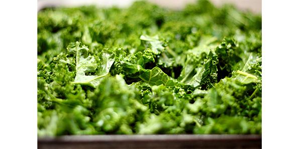 Green leafy vegetables like Kale & Spinach