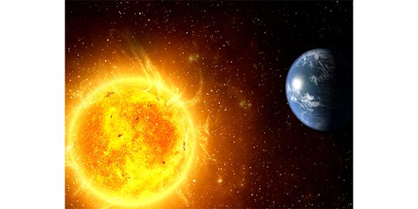 One million Earths could fit inside the Sun