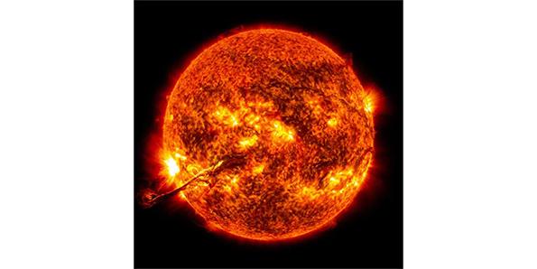 The sun is made up of distinctive areas