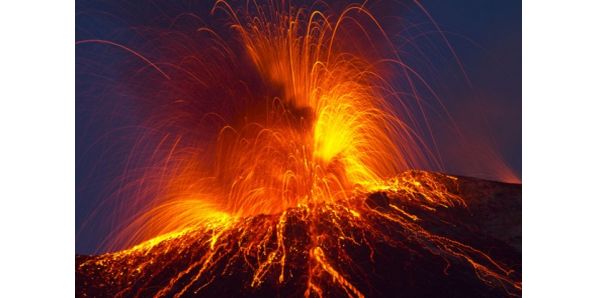 Volcanic erruption
